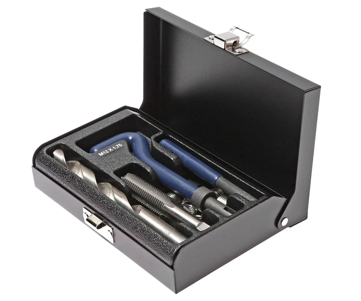 Набор инструментов и вставок для восстановления резьбы М12х1.75мм L=16.3мм 14 предметов JTC купить