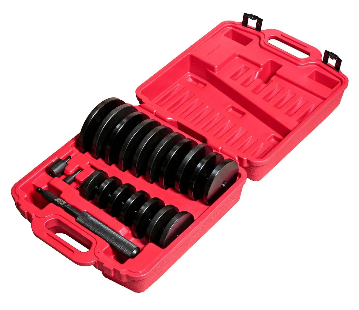 Набор оправок для выпрессовки подшипников, втулок, сальников 70-150мм 21 предмет в кейсе JTC купить