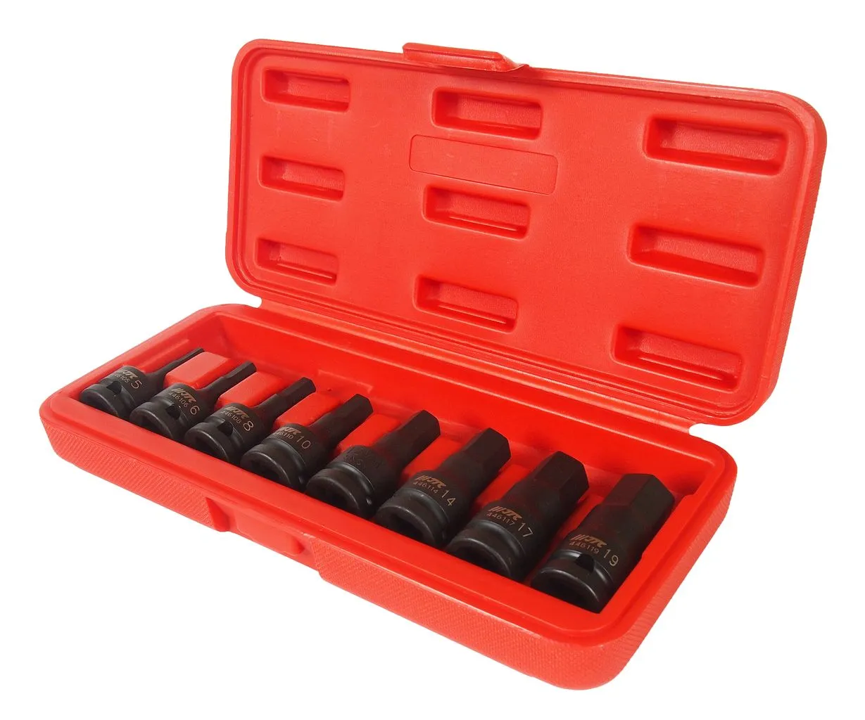 Набор бит-головок 1/2" HEX H5-19ммх60мм ударных 8 предметов в кейсе JTC купить
