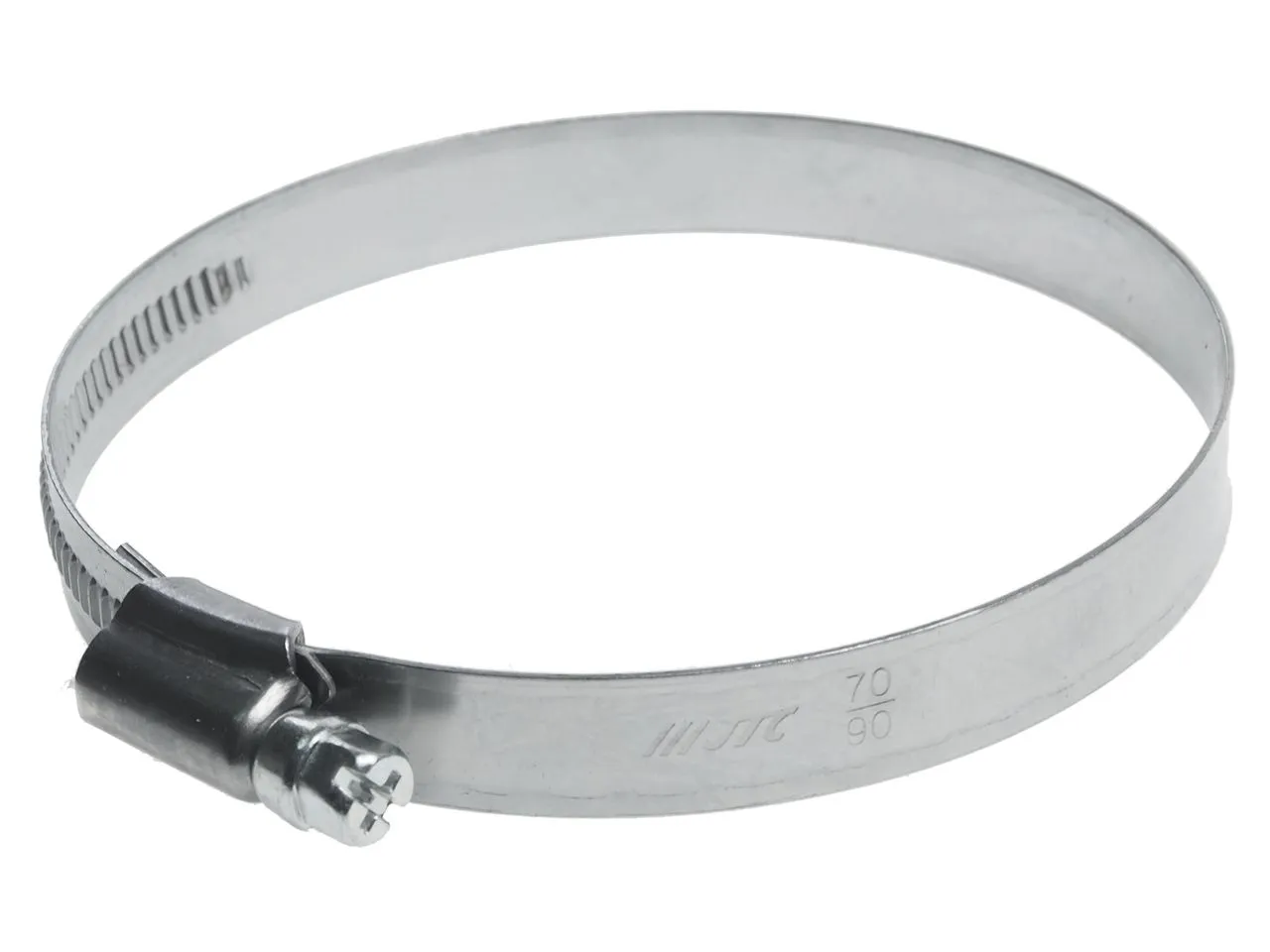 Хомут ленточный 070-090мм (12мм) червячный нержавеющая сталь JTC купить