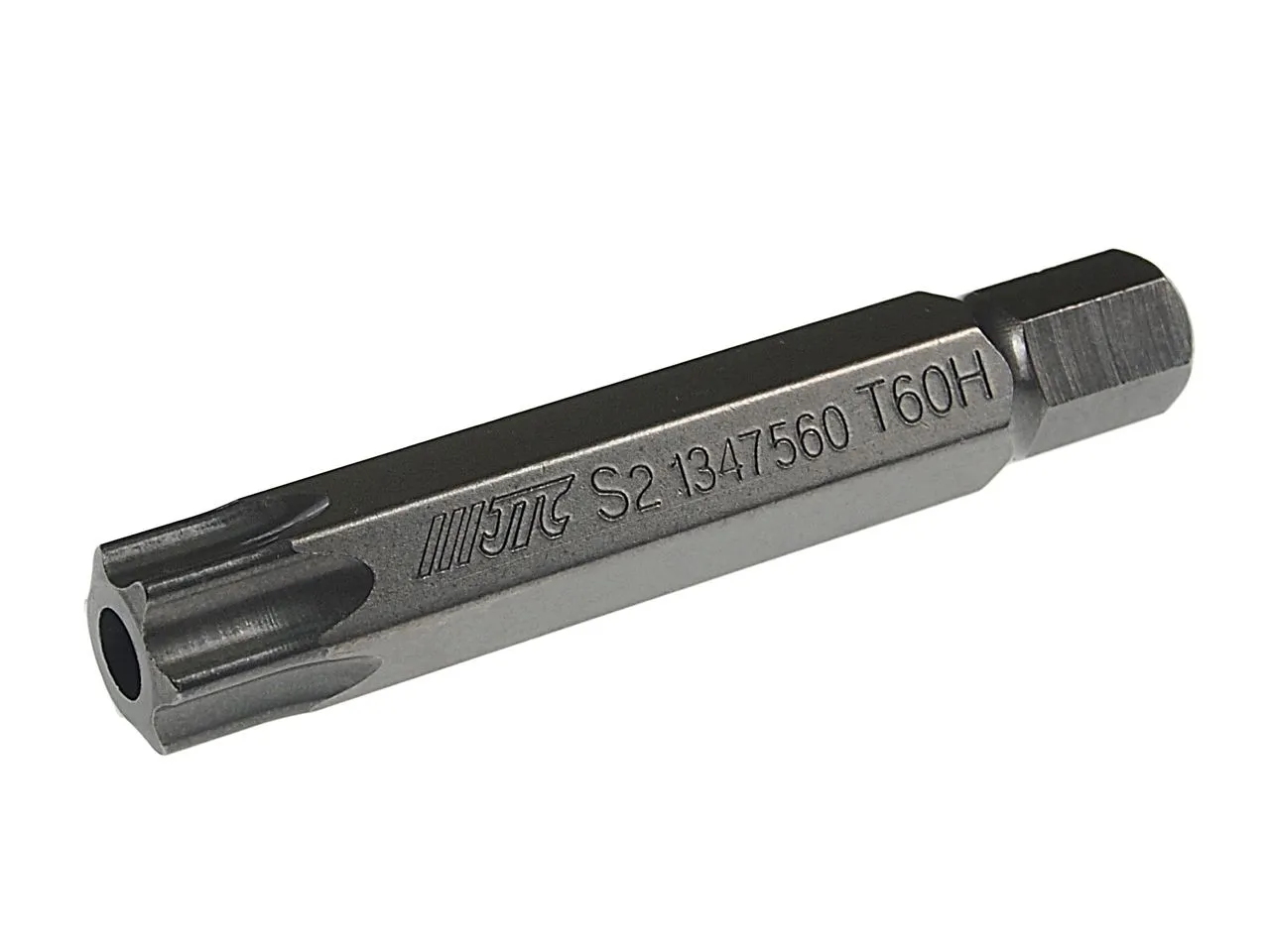 Бита TORX Т60Hх75мм 10мм удлиненная JTC фото товара COMPASS MARKET Бита TORX Т60Hх75мм 10мм удлиненная JTC купить