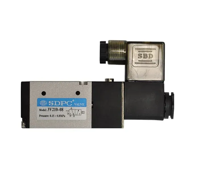 Клапан пневматический соленойдный (пластик) 3V210-08-NC купить