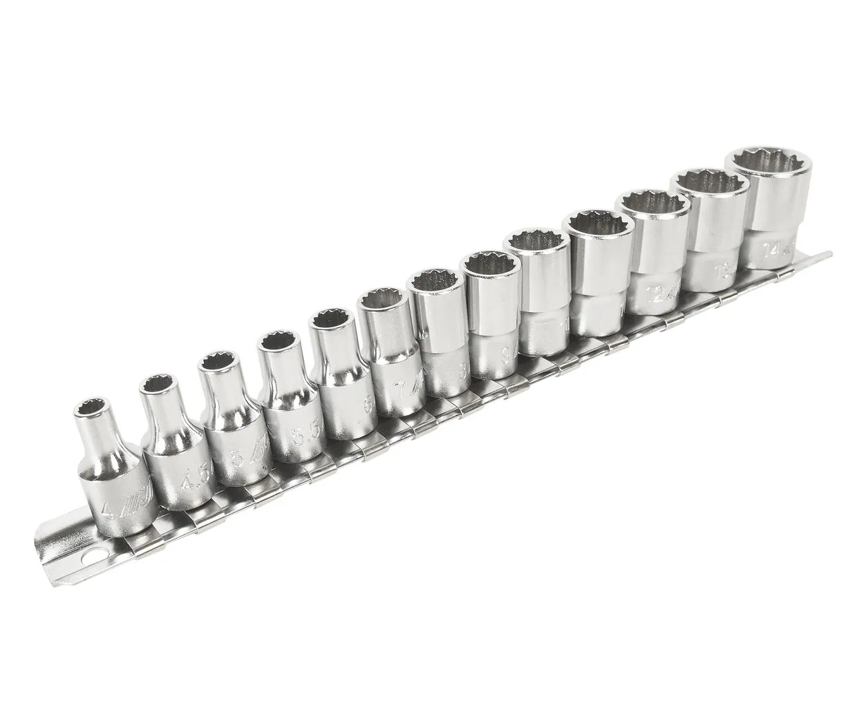 Набор головок торцевых 1/4" 12-ти гранных 04-14мм L=25мм 13 предметов JTC купить