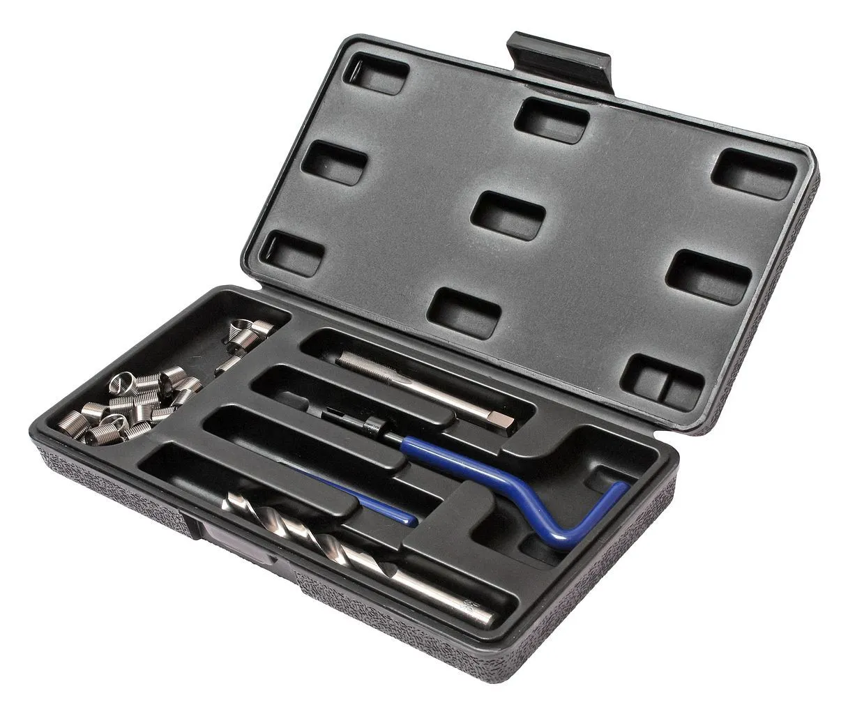 Набор инструментов для восстановления резьбы (вставки М10х1.0, L=13.5мм, 10шт.) 14 предметов JTC купить