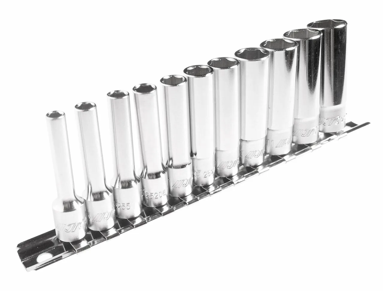 Набор головок торцевых 1/4" 6-ти гранных 04-13мм глубоких L=50мм 11 предметов JTC купить