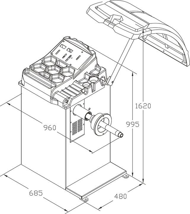 Балансировочный станок ТЕМП TB661