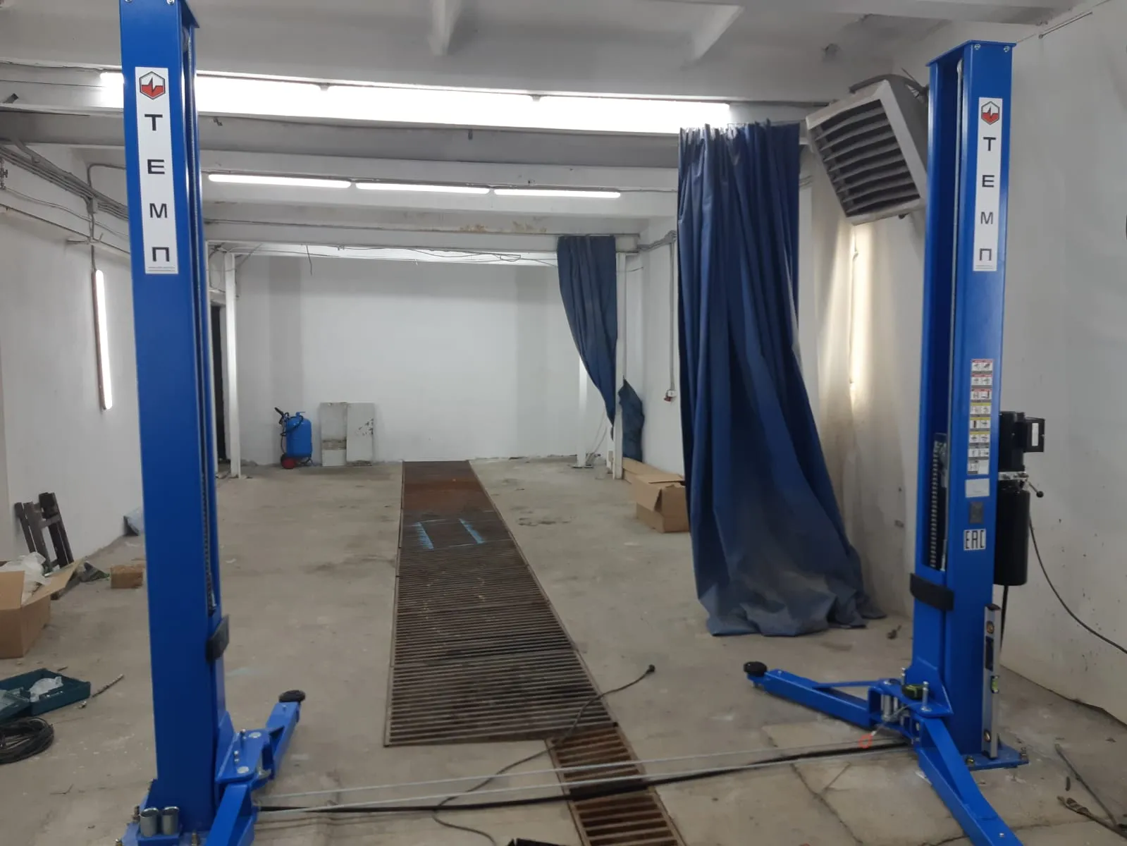 Электрогидравлический подъемник Двухстоечный подъемник ТЕМП TS4M