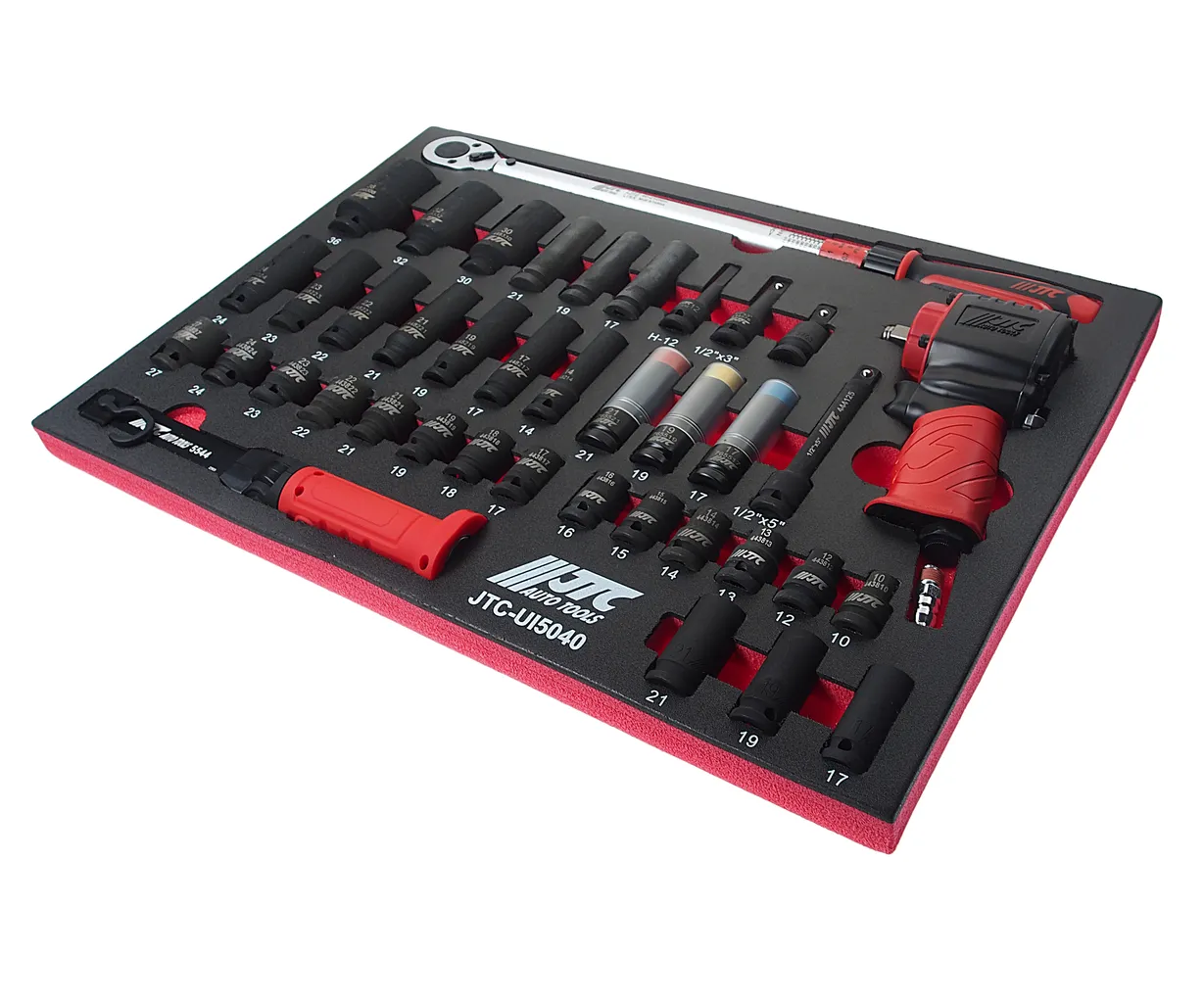 Набор инструментов 40 предметов слесарно-монтажный в ложементе JTC купить