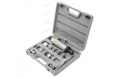 ТЕМП AB-10 Пневмодрель с набором из 16-ти насадок