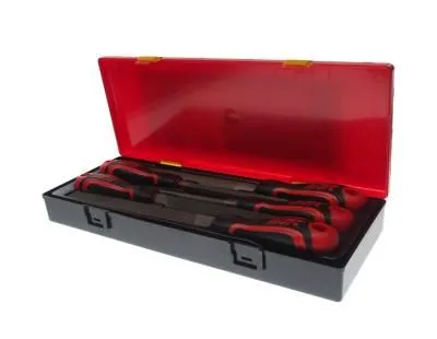 Набор напильников 203мм 5 предметов в кейсе JTC Набор напильников 203мм 5 предметов в кейсе JTC