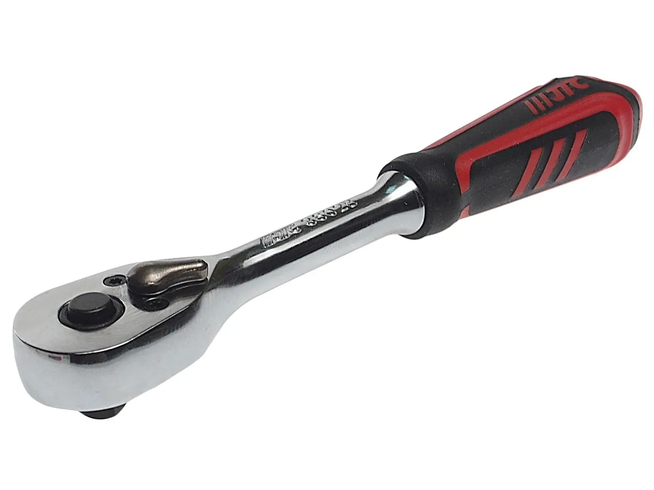 Ключ трещотка 1/4" 36 зубьев 150мм резиновая рукоятка JTC купить