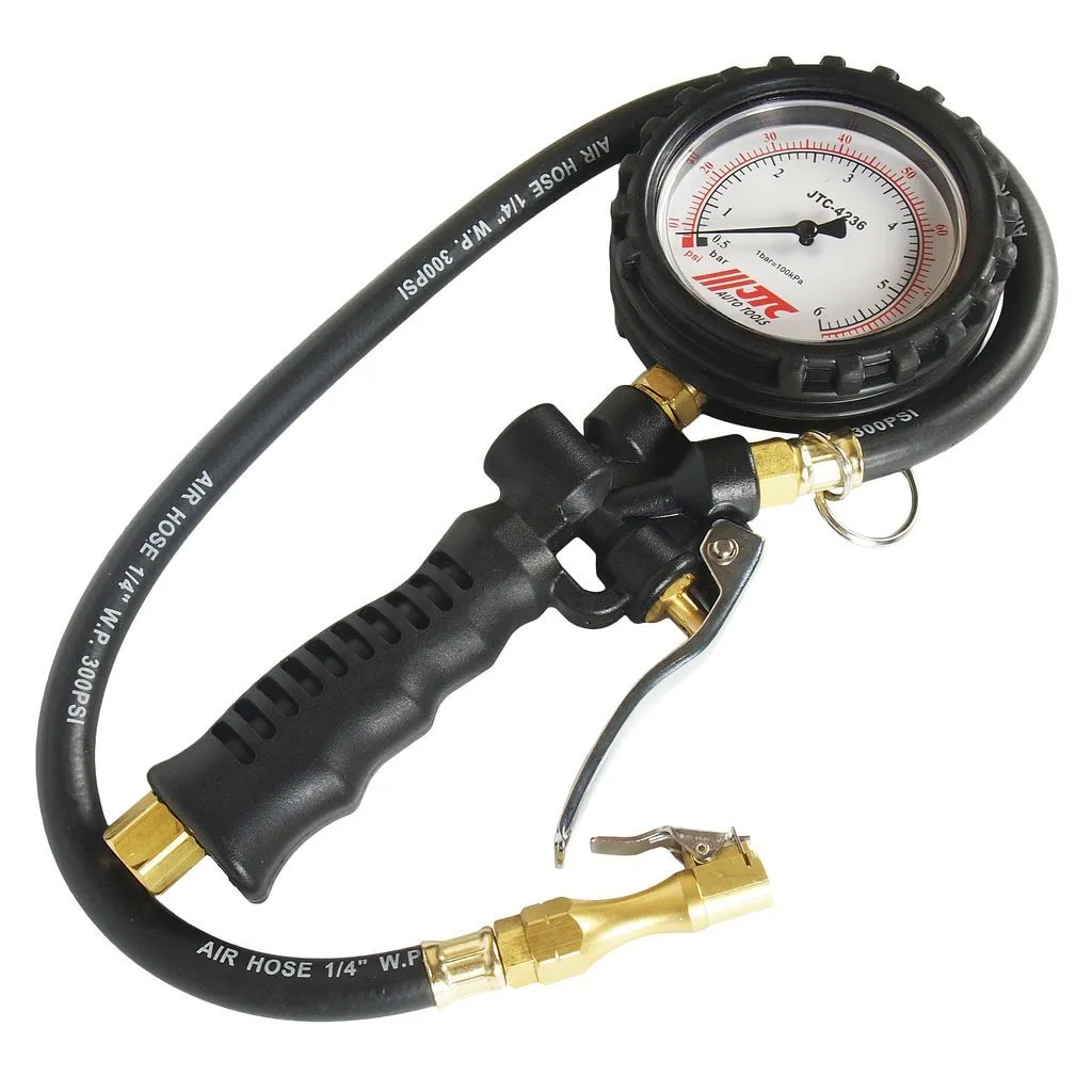 Манометр шинный 3-х функциональный 90PSI JTC купить