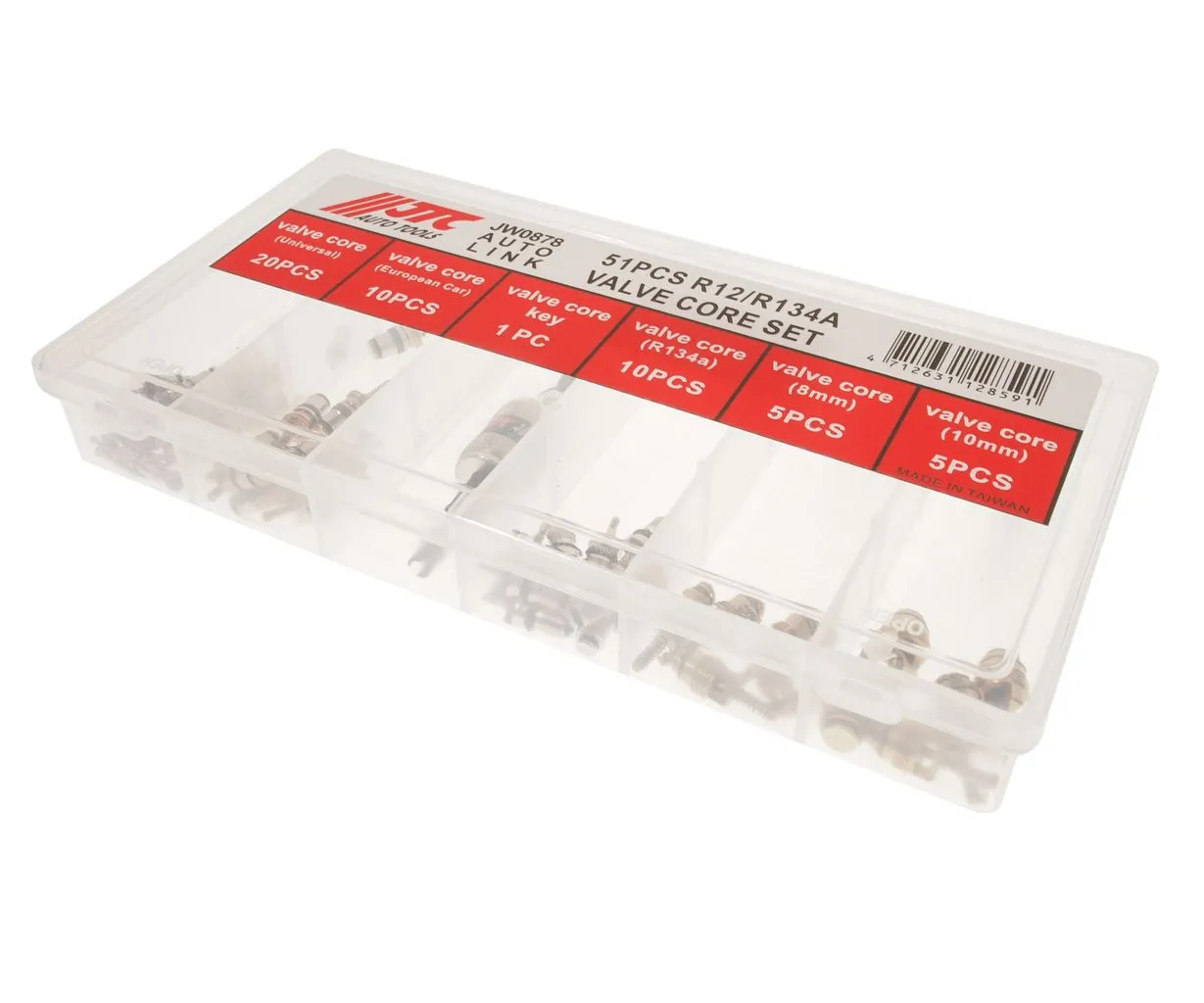 Набор золотников для кондиционера (R12/R134A 51шт.) JTC купить