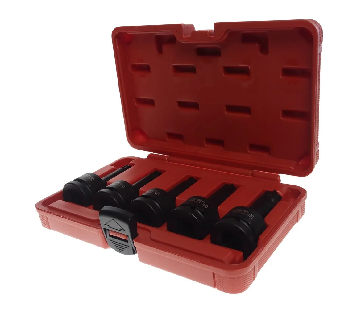 Набор головок ударных TORX 3/4" 5 шт.(T60,T70,T80,T90,T100) L=100мм в кейсе JTC купить