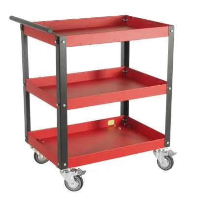 Тележка инструментальная 3 полки (JTC-5921) открытого типа 684х469х870мм JTC