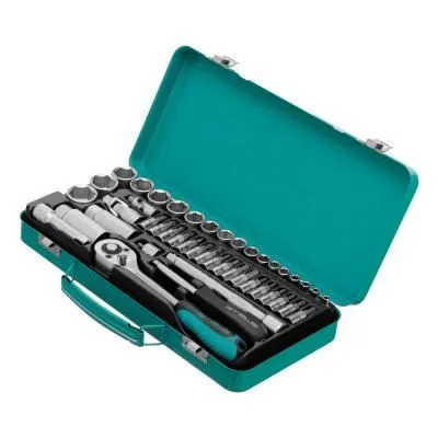 Набор торцевых головок с трещоткой, 1/4"и 3/8", 44 предмета Stels Набор торцевых головок с трещоткой, 1/4"и 3/8", 44 предмета Stels