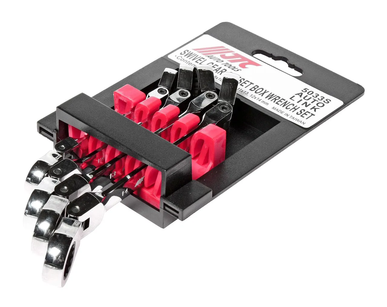 Набор ключей трещоточных 8-14мм накидных шарнирных 4 предметаJTC купить