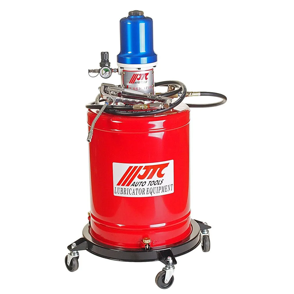 Нагнетатель смазки (солидолонагнетатель) пневматический 20л JTC купить
