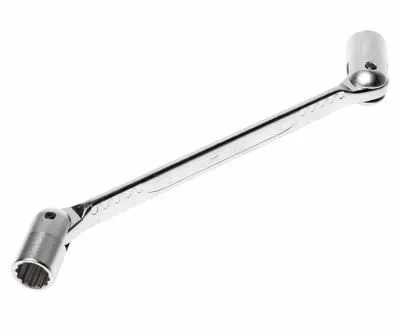 Ключ торцевой прямой 12х14мм шарнирный L=222мм JTC