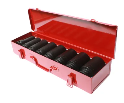 Набор головок торцевых 3/4" 6-ти гранных 21-38мм ударных глубоких 8 предметов в кейсе JTC Набор головок торцевых 3/4" 6-ти гранных 21-38мм ударных глубоких 8 предметов в кейсе JTC