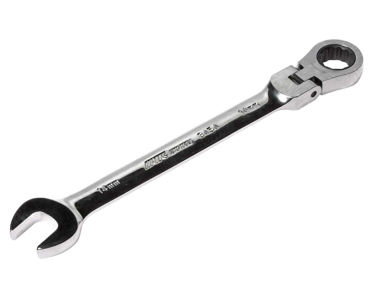 Ключ комбинированный 14х14мм трещоточный шарнирный JTC купить