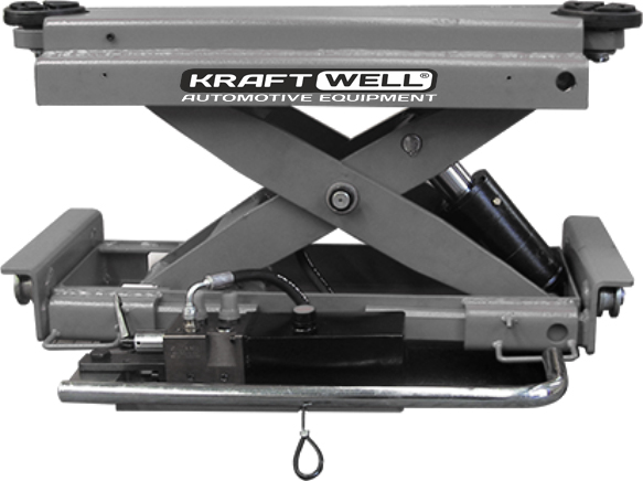 Электрогидравлический подъемник KraftWell KRW-JB3M Траверса г/п 3000 кг. с ручным приводом