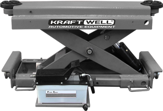 Электрогидравлический подъемник KraftWell KRWJB2PK Траверса г/п 2000 кг. с пневмоприводом